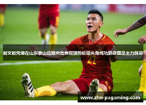 谢文能凭借在山东泰山边路突击表现强势崭露头角成功跻身国足主力阵容